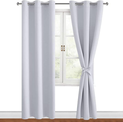 Blackout Curtains for Bedroom, 42 x 84 Inches Long, Energy Saving, Window by Hiasan