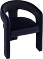 VESCASA Velvet Barrel Dining Chair by VESCASA