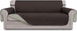 Easy-Going Reversible Couch Cover, 3 Cushion Sofa, Chocolate/Beige | Machine by Easy-Going