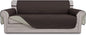 Easy-Going Reversible Couch Cover, 3 Cushion Sofa, Chocolate/Beige | Machine by Easy-Going