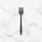 Elihome Mini Silicone Basting Pastry Brush, Cooking Brush for Oil Sauce Butter Marinades, Food Brushes for BBQ Grill Kitchen Baking, Baster Brushes Pastries Cakes Meat Desserts, Food Grade, Dark Grey