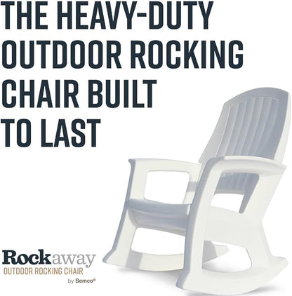 Semco Rockaway Heavy Duty All-Weather Outdoor Rocking Chair Plastics - Image 7