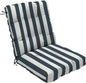 Outdoor Chair Cushion, High Back Soft Seat Pad, Indoor Outside Use, by zanwuhwyd