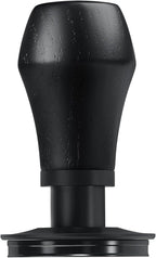 Normcore 53.3mm Espresso Coffee Tamper V4 - Spring Loaded Tamper With Titanium PVD Coating Ripple Base -15lb / 25lb / 30lbs Replacement Springs, Genuine Black Oak Wood Handle