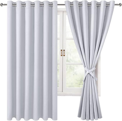 Room Darkening Curtains for Bedroom, 70 x 63 Inches, Energy Saving, Window by Hiasan