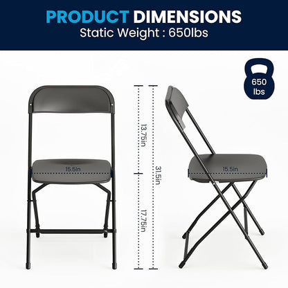 Flash Furniture Hercules Series Plastic Folding Chairs - Image 2