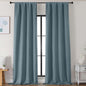 Simplebrand Stone Blue Blackout Curtains by Simplebrand