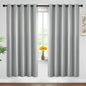 Yakamok Room Darkening Curtains 62x72 inch Length Light Grey-Living Room | 2 by Yakamok