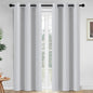 Yakamok Room Darkening Curtains 42x84 inch Greyish White-Living Room | 2 panels by Yakamok