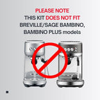 Stainless Steel Precision Kit Compatible with Double Boiler Breville/Sage. IMS Precision Screen, Stainless Shower Holder, Silicone Gasket. Fits 900 Series, Oracle, Oracle Touch, Double Boiler models