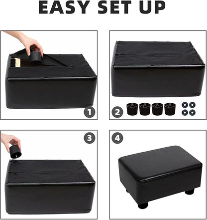 CAROLMADE Small Foot Stool Ottoman Footstool - Image 7