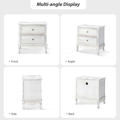 HULALA HOME Solid Wood End Tables Set of 2 - Image 5