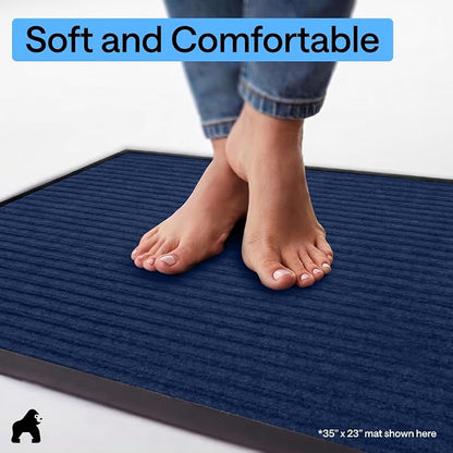 GORILLA GRIP Waterproof Traffic Guard Door Mat, 2 Pack, Indoor Outdoor Heavy - Image 8