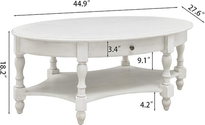 LEEMTORIG Oval Coffee Table - Image 2