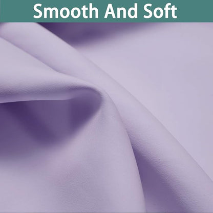 Yakamok Lilac 100% Blackout Patio Door Curtain Panels W100 x L84, 1 Panel | - Image 7