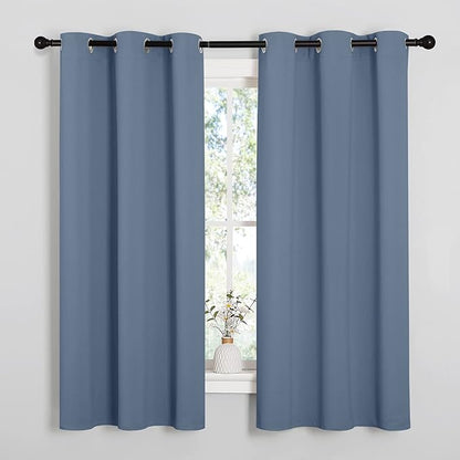NICETOWN Home Fashion Thermal Insulated Solid Grommet Blackout Window Treatment - Image 2