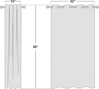 NICETOWN Thick Linen Sheer Curtains - Image 2