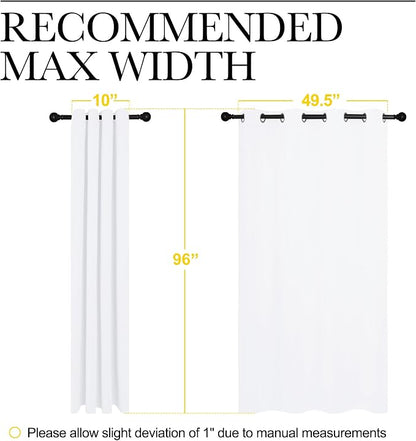 NICETOWN White Curtains for Sliding Door - Image 2