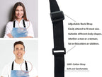 Caribbean Samana Beach Adjustable Bib Apron, Starfish Sea Shells Cooking Kitchen Apron for Men Women