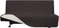 Easy-Going Reversible Couch Cover, Large Futon Sofa, Chocolate/Ivory | Machine by Easy-Going
