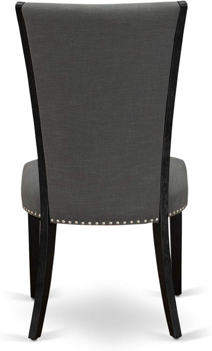 East West Furniture VEP6T50 Verona Parson Dining Chairs - Image 7