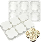 mostsom Four-Leaf Clover Shape Silicone Mold Cake Mould Cone Mousse Dessert Decorating Tools Kitchen Accessories (L_ Four-Leaf Clover)