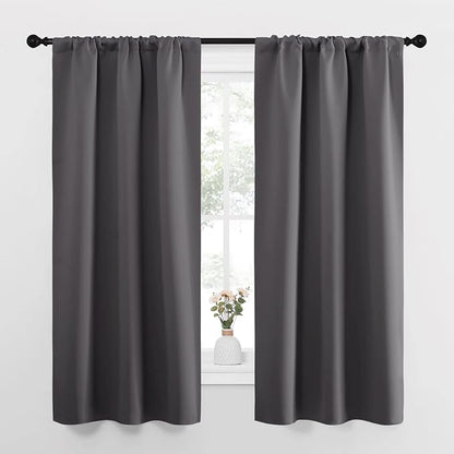 NICETOWN Grey Window Curtains for Bedroom by NICETOWN