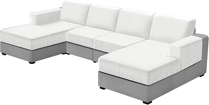 UNBBRRL 10 Pieces Stretch Sofa Cushion Covers by UNBBRRL