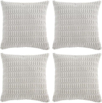 Fancy Homi 4 Packs Decorative Throw Pillow Covers by Fancy+Homi