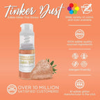 Bakell - Creamsicle Orange Tinker Dust (4g, 1x Mini Spray Pump) Edible Glitter for Food, Desserts, and Beverages!