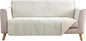 Stay in Place Ivory White Quilted Loveseat Couch Cover by Pamhaven