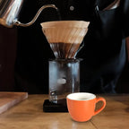 homEdge Mini Procelain Espresso Cup, 3 Ounces / 90 ml Tiny Coffee Mugs Demitasse for Espresso, Tea- Orange