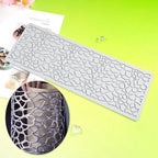 TUKE Hollow Out Irregular Pattern Lace Cake Border Cake Decorating Tool Fondant Mould Mat DIY Silicone Sugar Craft Cake Lace Mold (I_ Irregular)