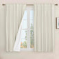 Linen 100% Blackout Window Curtains by LAMIT