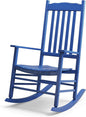 Outvita Outdoor Rocking Chair, Solid Wood High Back Rocker, All Weather Lounge by Outvita