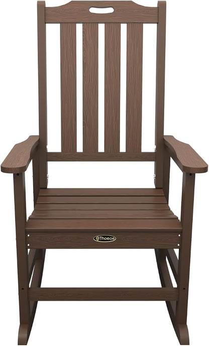 THOEOE Oversized Rocking Chair Set of 2, Outdoor Rocking Chair - Image 8
