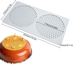 TUKE Fondant Lace Silicone Mold Beehive Dessert Cake Pastry Chocolate Honeycomb Decorating DIY Molecular Cuisine Kitchen Bakeware (C_ Honeycomb)
