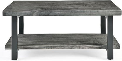 Pomona 42-Inch Rectangular Solid Wood Coffee Table - Image 8