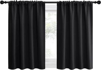 NICETOWN Short Curtains 36 inches Long, Kitchen Window Curtains Over Sink - Image 2