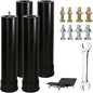 11 Inch Metal Adjustable Bed Base Frame Leg Replacement Heavy Duty Extra Height by Unknown