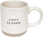 Sweet Water Decor Cozy Season Stoneware Coffee Mug | Fall and Winter Novelty Coffee Mugs | Microwave & Dishwasher Safe | 14oz Coffee Cup | Holiday Gift