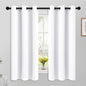Yakamok Room Darkening Curtains 42x63 inch Length Pure White-Living Room | 2 by Yakamok