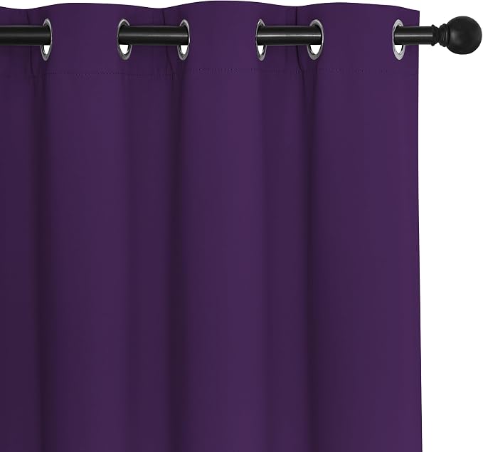 NICETOWN Royal Purple Blackout Curtains - Image 7