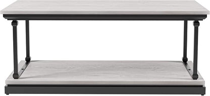 24/7 Shop at Home Ambridge Transitional Multi-Storage Wood 3-Piece Coffee Table - Image 7
