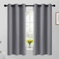 Yakamok Grey Room Darkening Curtains 42x63 inch Gray Grommet-Living Room | 2 by Yakamok