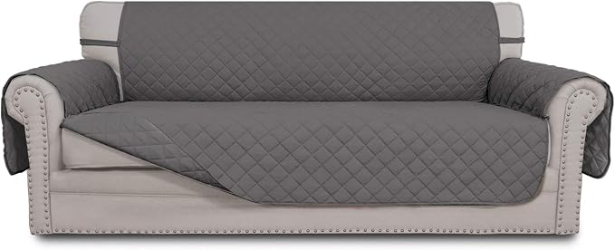 Easy-Going Reversible Couch Cover, 4 Seater Sofa, XX-Large Sofa, Water by Easy-Going