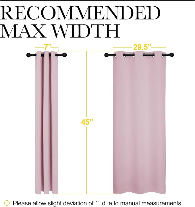 NICETOWN Room Darkening Curtain Panels - Image 7