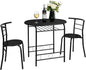 VINGLI 3 Piece Dining Set, Small Kitchen Table Set by VINGLI