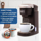 Maud's Decaf Coffee Pods Variety Pack, 54 ct, 6 Assorted Roasts & Flavors, Decaf Dark & Medium Roast Coffee in Recyclable Single Serve Pods - 100% Arabica Coffee, Compatible with Keurig K Cups Maker