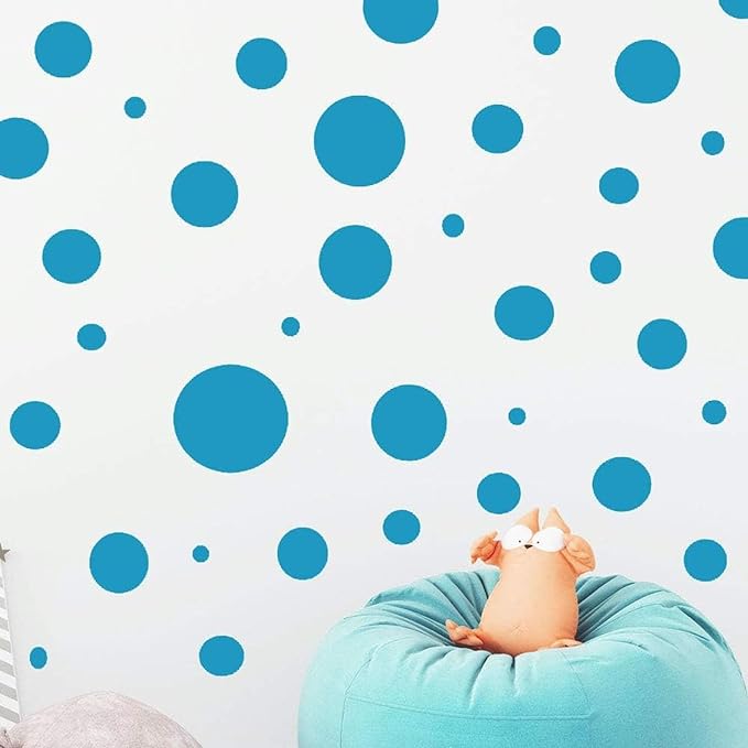 4PCS Dots Stencil 4 Sizes Polka Dot Stencils Painting Template Reusable Plastic Starburst Stencils for Painting on Wood Wall Decor